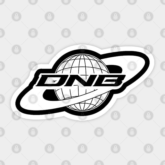 DNB Planet Sticker by Drum And Bass Merch